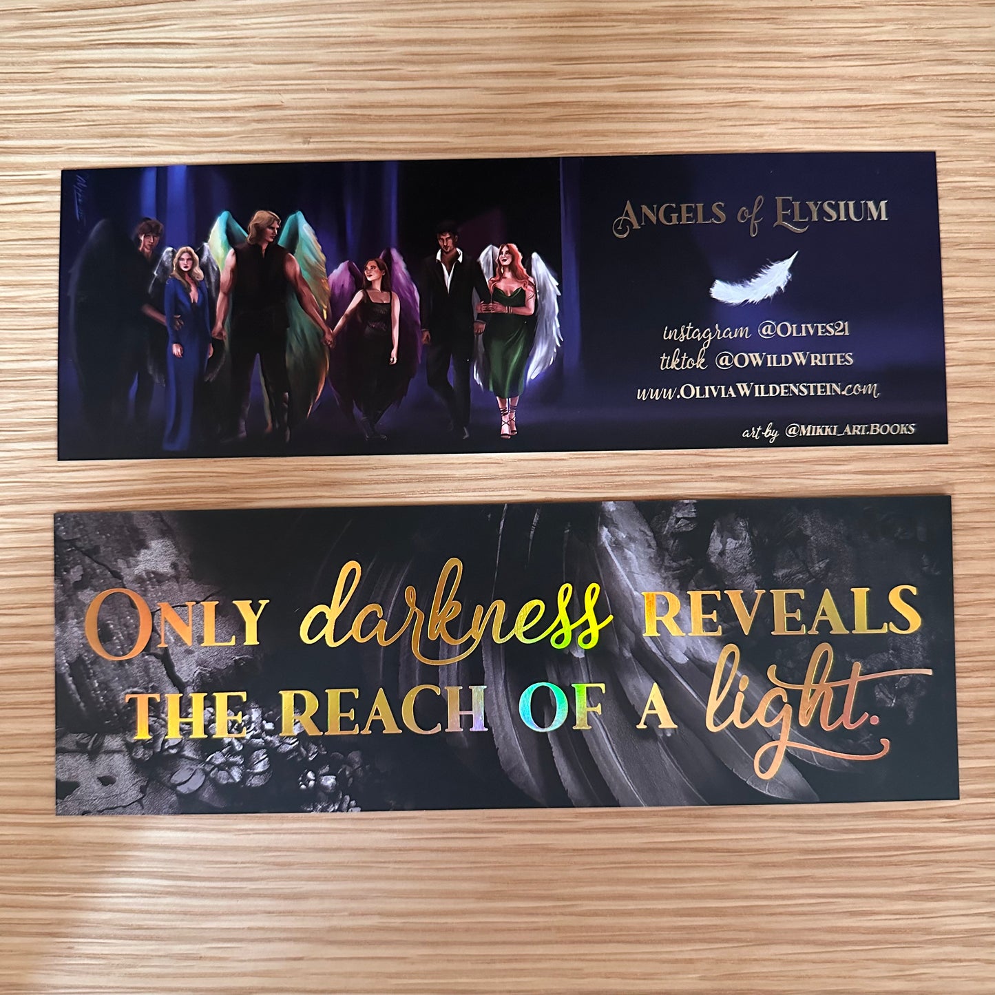 Angel Foil bookmark