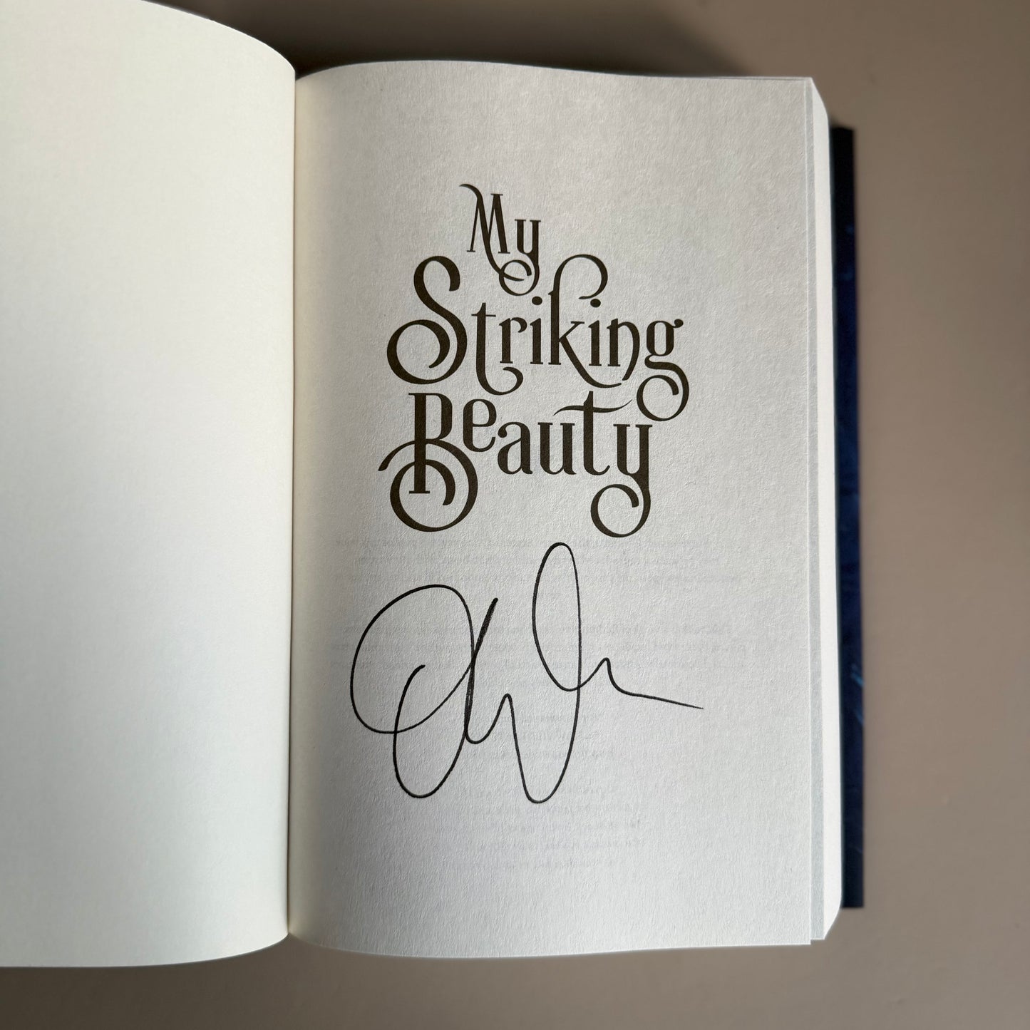 My Striking Beauty hardcover
