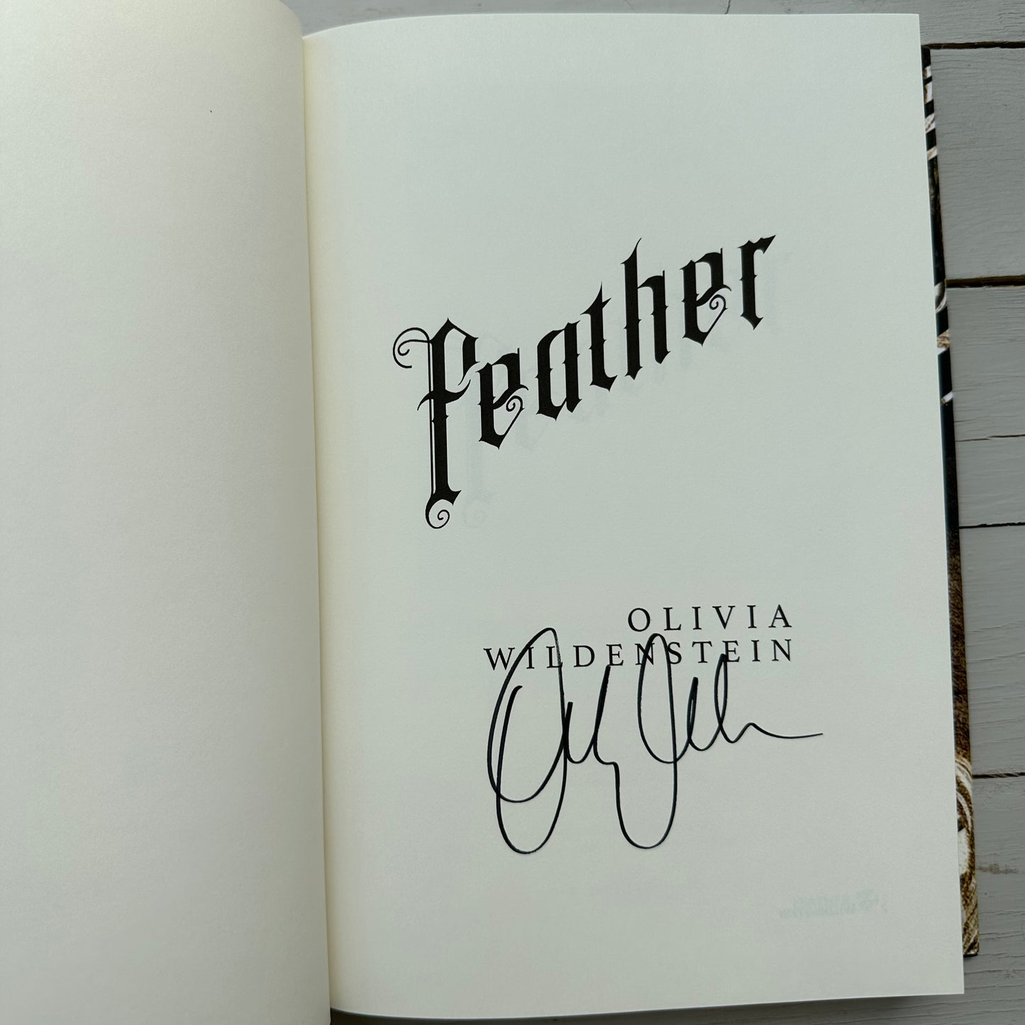Feather HARDCOVER