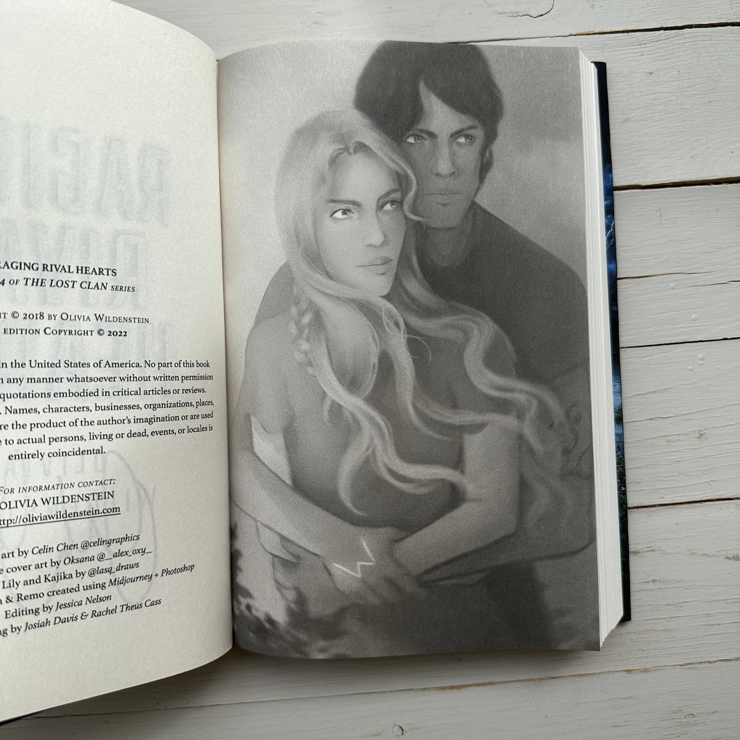 Raging Rival Hearts HARDCOVER