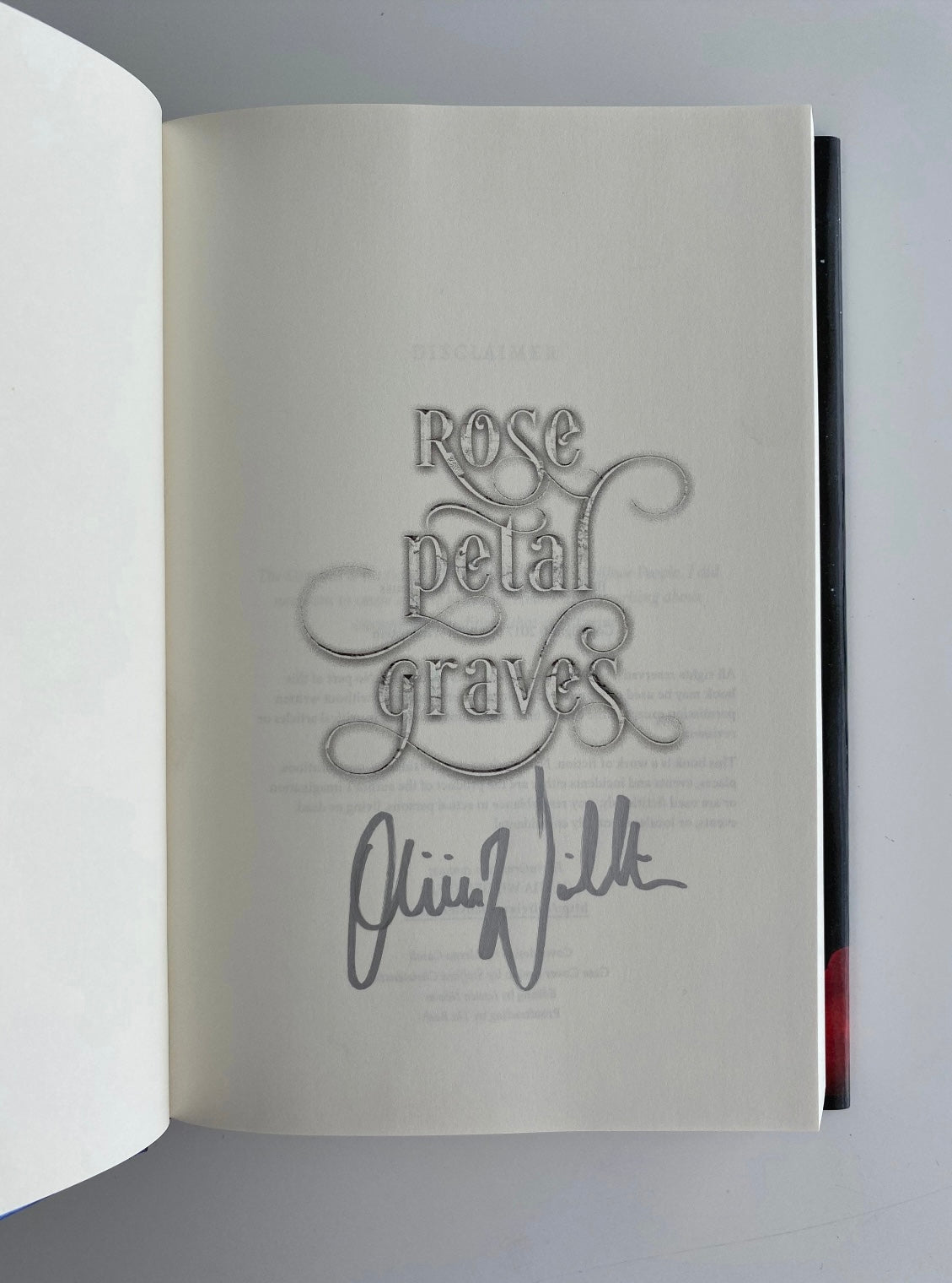 Rose Petal Graves OG hardcover