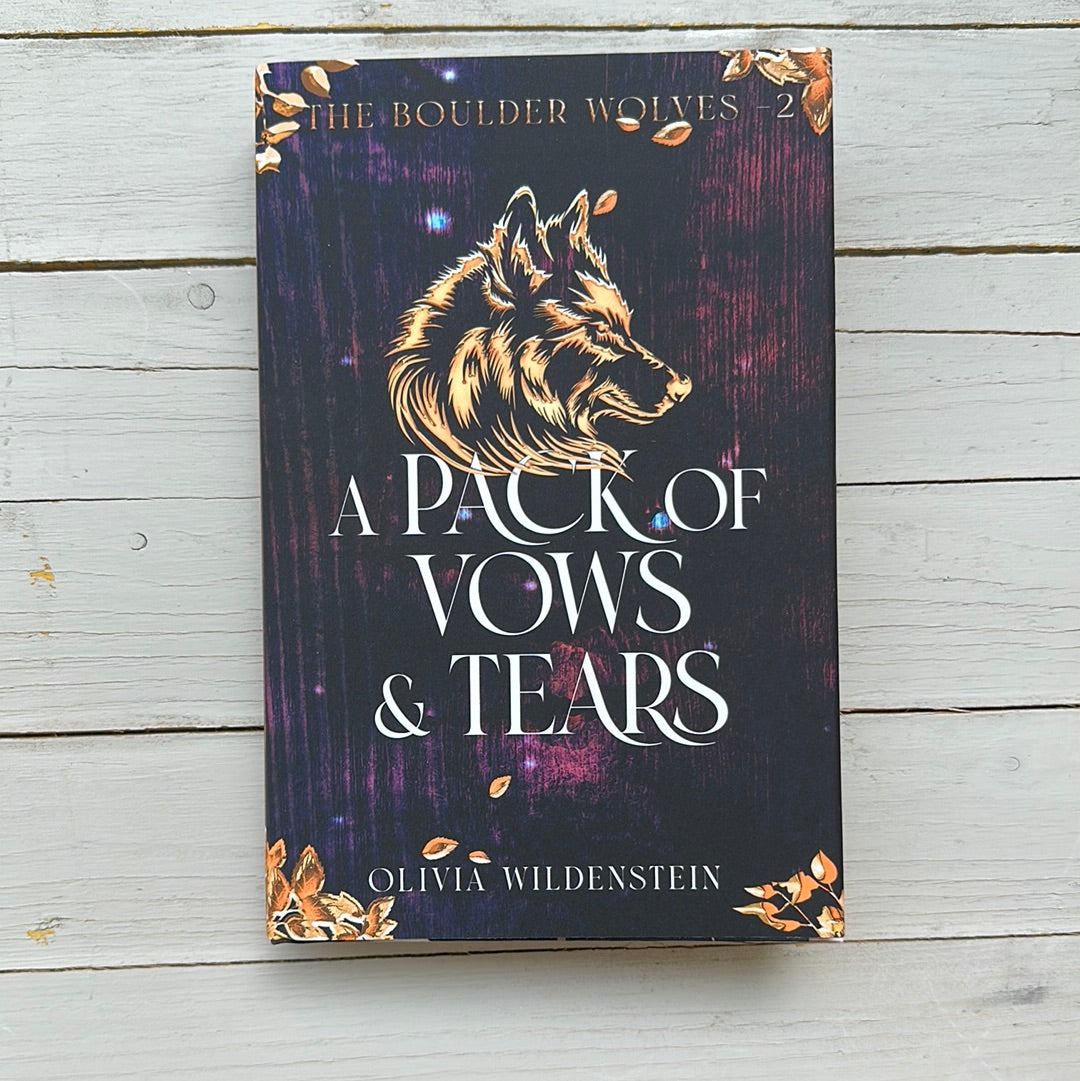 NEW A Pack of Vows and Tears HARDCOVER