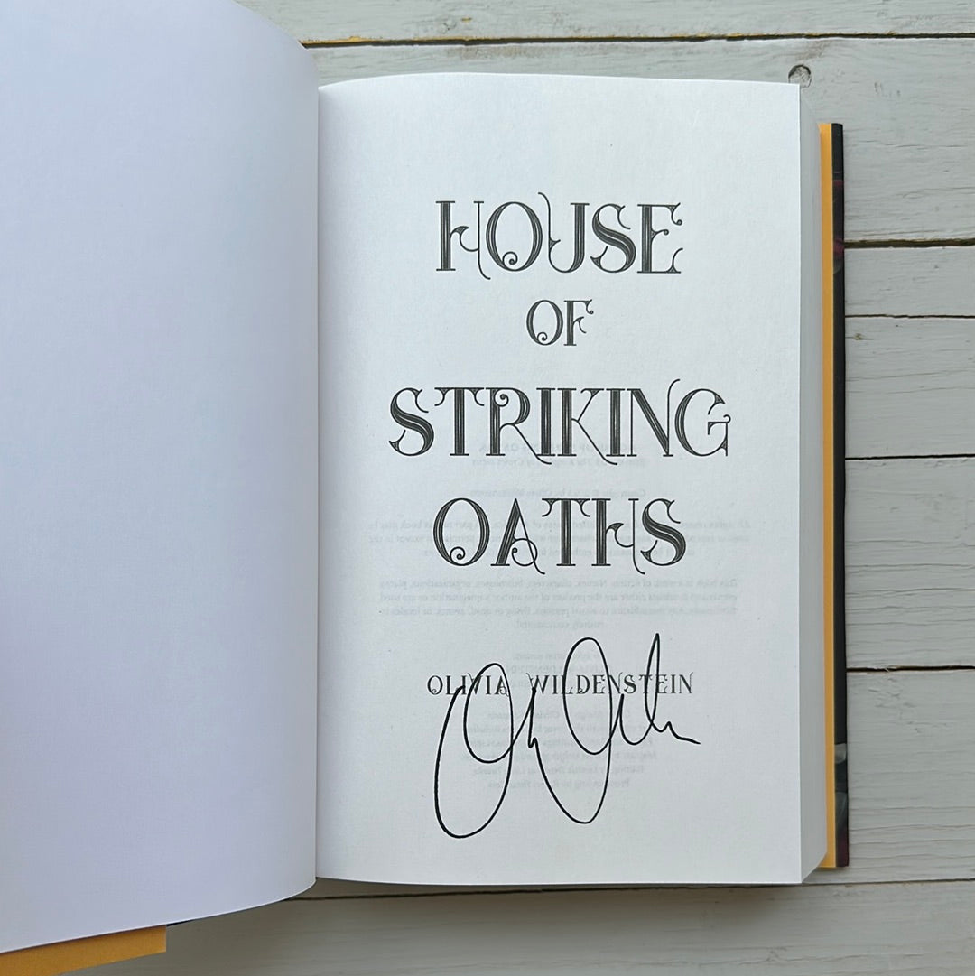 House of Striking Oaths Hardcover
