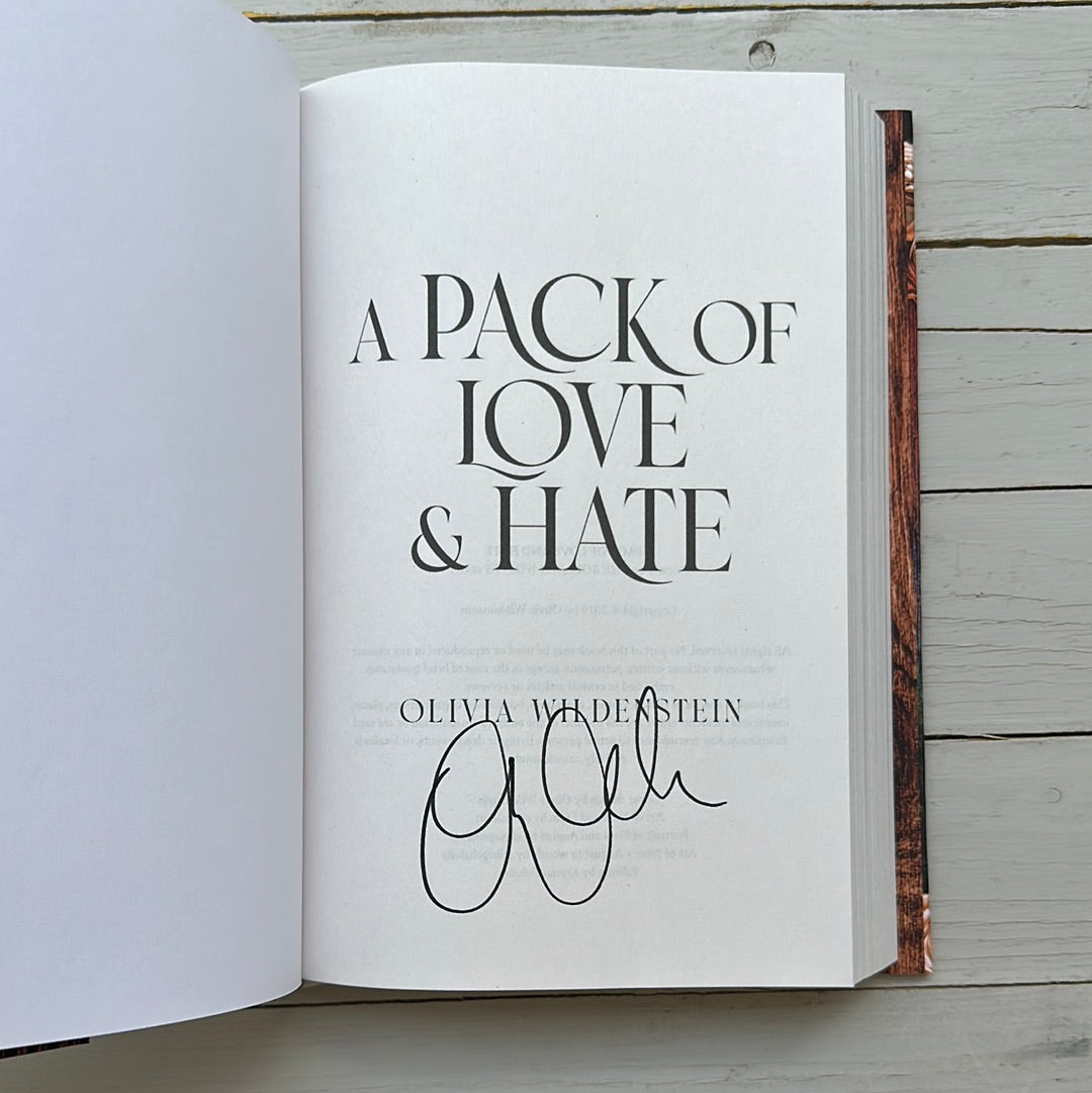 NEW A Pack of Love and Hate HARDCOVER