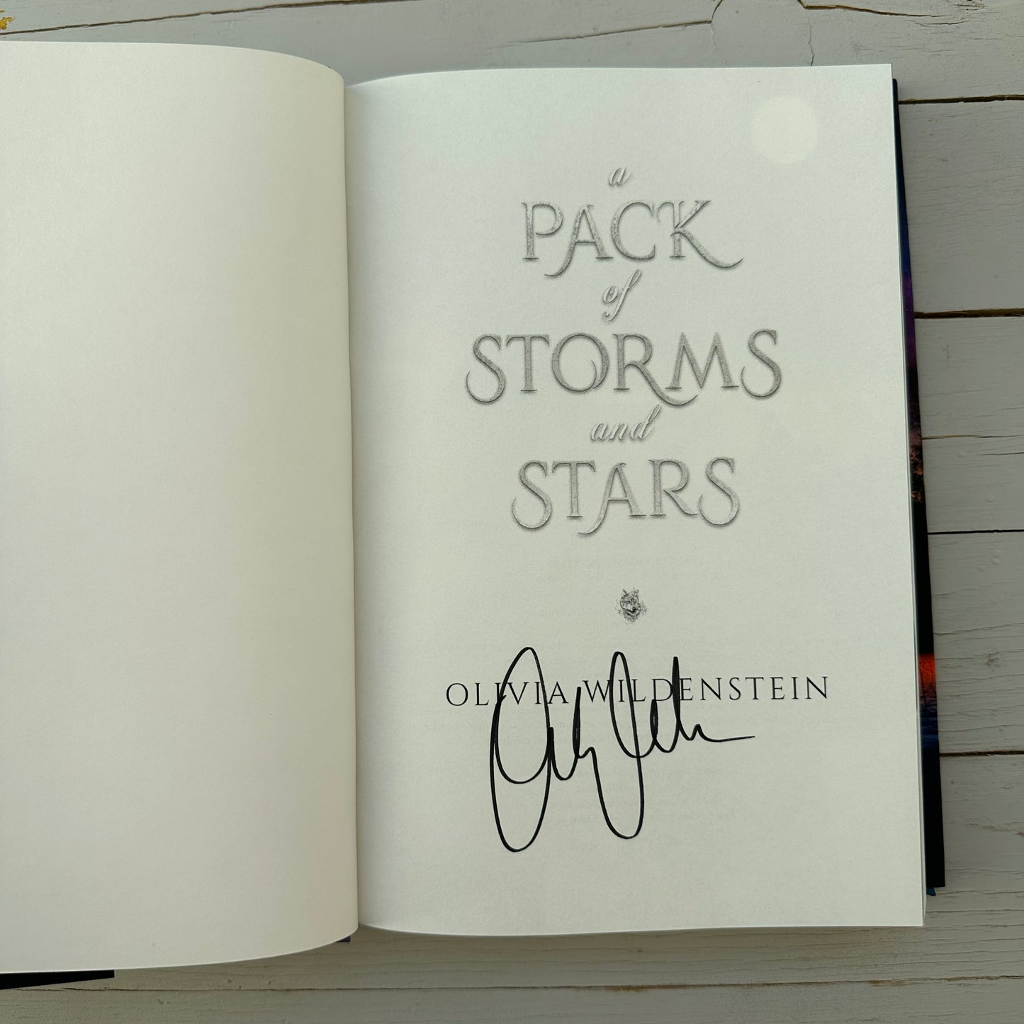 A Pack of Storms and Stars HARDCOVER