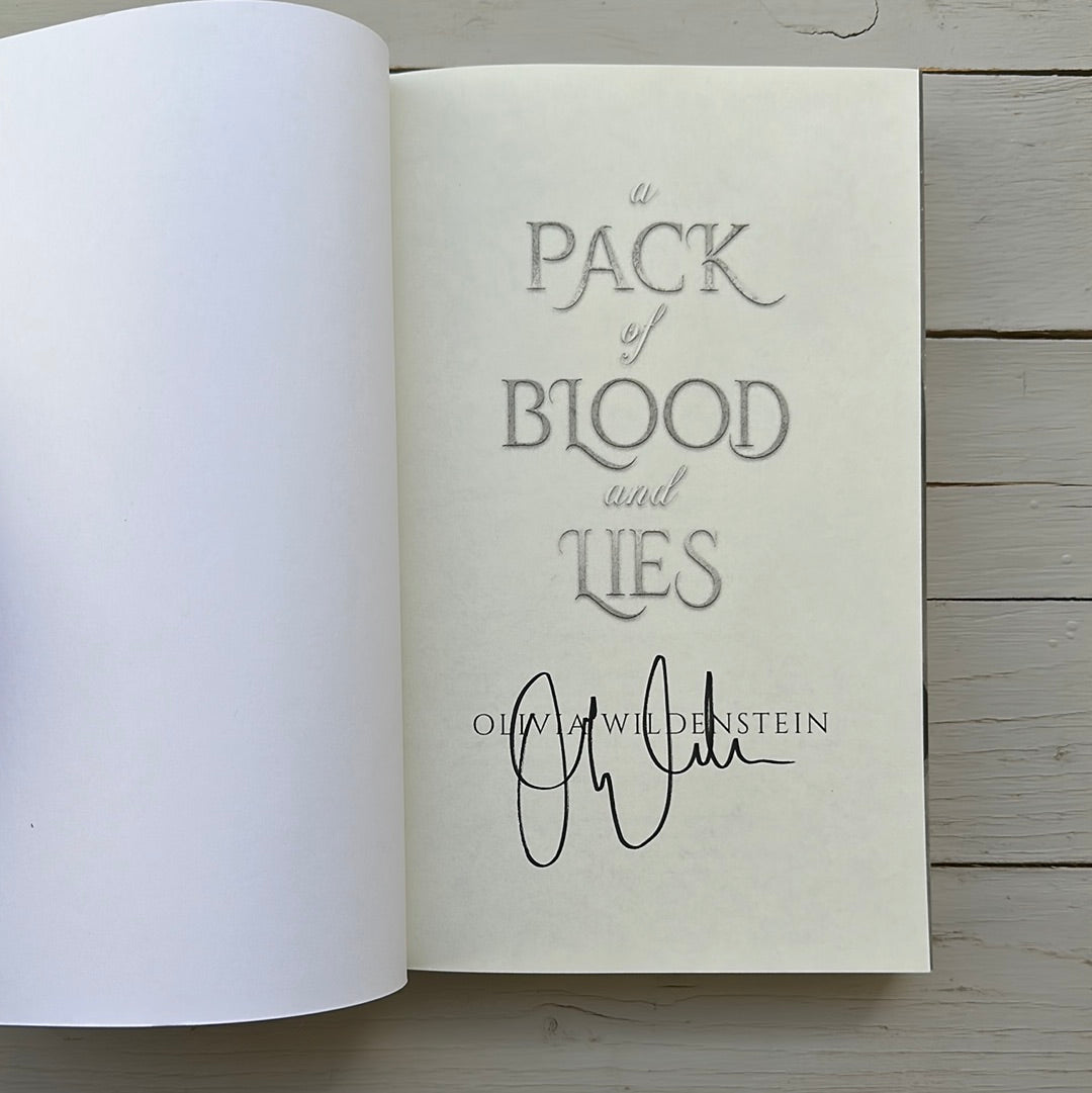 A Pack of Blood and Lies PAPERBACK