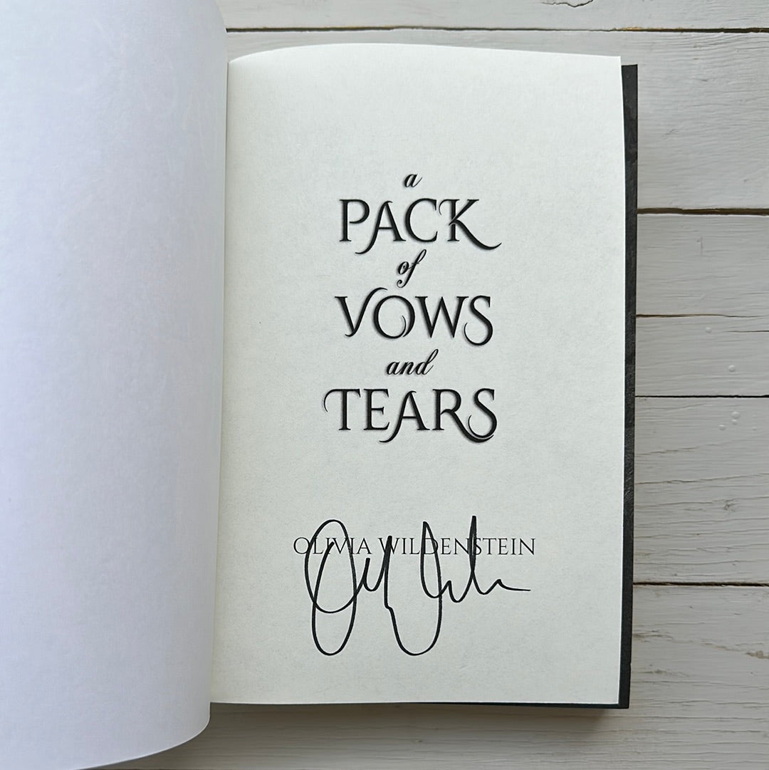 A Pack of Vows and Tears PAPERBACK